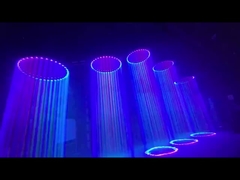 2.4G वायरलेस 36x15W आरजीबी डीएमएक्स एलईडी बाढ़ प्रकाश लंबे जीवन प्रत्याशा