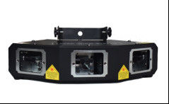3 हेड्स 50w RGB एनिमेशन लेजर प्रोजेक्टर DMX-512 सिग्नल कंट्रोल